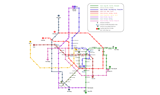 Hình ảnh bản đồ được được trưng bày tại ga La Khê được cho là do Đào Mạnh Sơn vẽ.