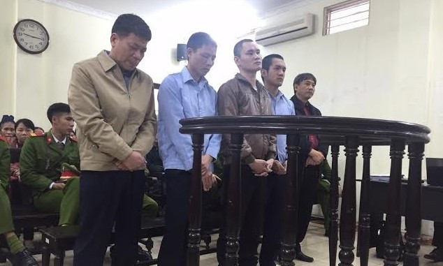 Các bị cáo tại phiên tòa. Ảnh: Bảo An/Zing