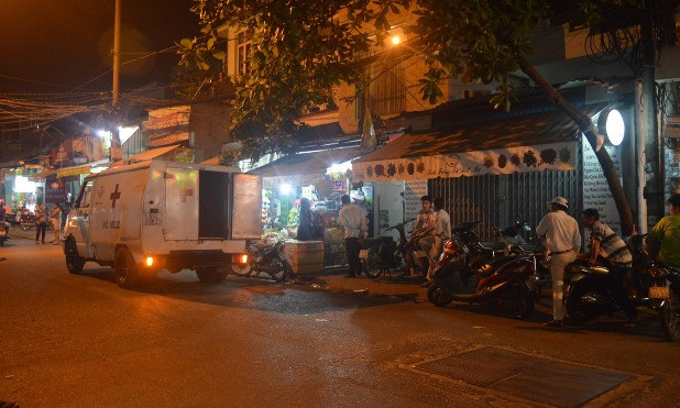 Hiện trường vụ việc.