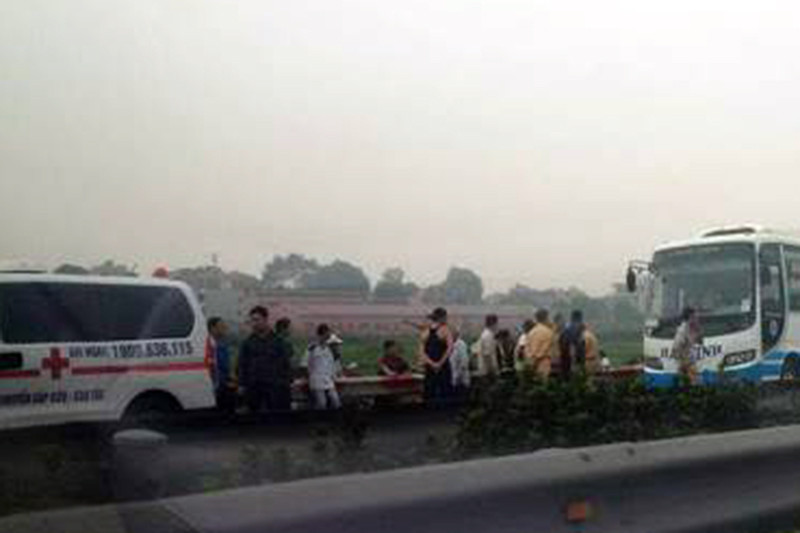 Vụ tai nạn trên cao tốc Pháp Vân - Cầu Giẽ.