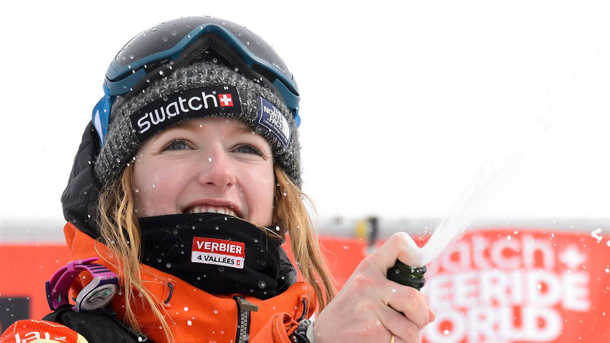 Đương kim vô địch trượt tuyết thế giới Estelle Balet.