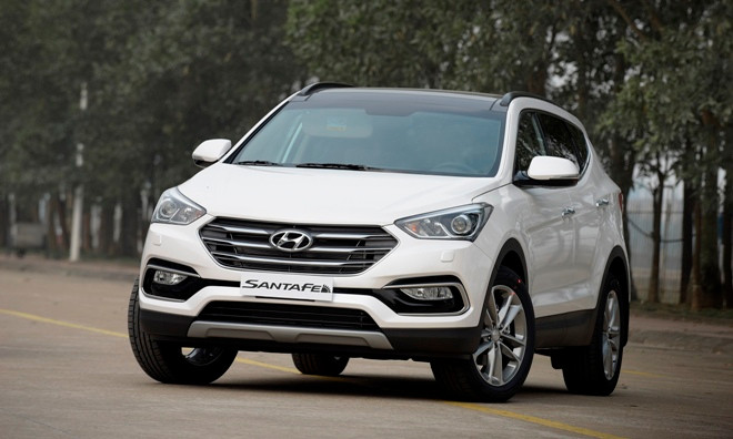 Hyundai SantaFe phiên bản 2016 xuất trận tại Việt Nam