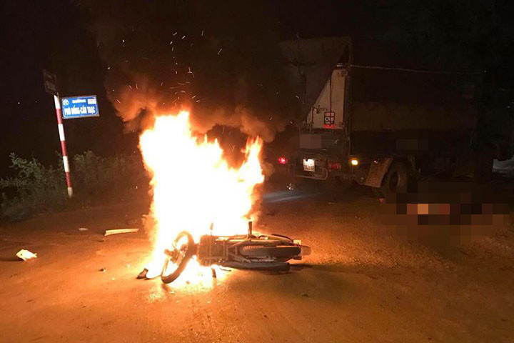 Hiện trường vụ việc. Ảnh: Facebook