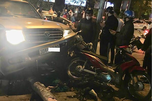 Hiện trường vụ tai nạn. Ảnh FB