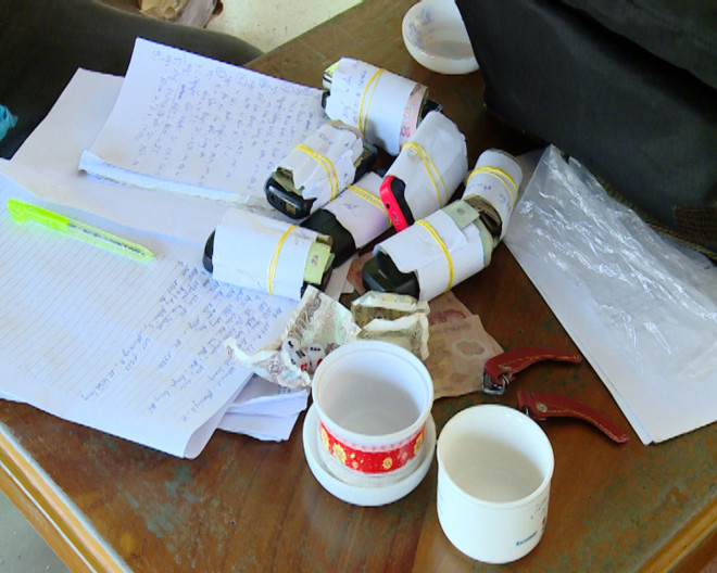 Tang vật bị thu giữ.