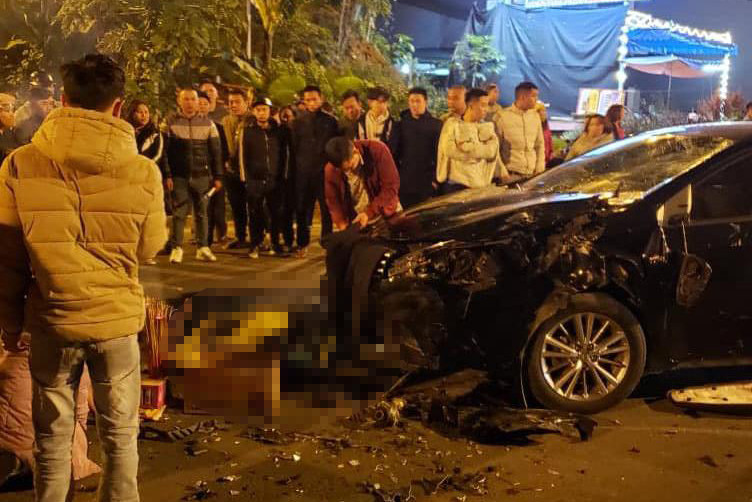 Hiện trường vụ tai nạn. Ảnh 91.com