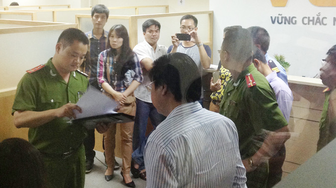 Cơ quan công an khám xét trụ sở Cty VGX