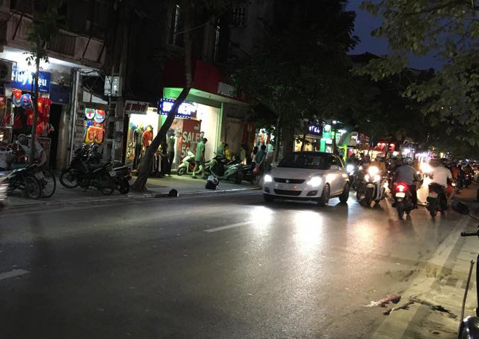 Đoạn đường nơi xảy ra vụ tai nạn.