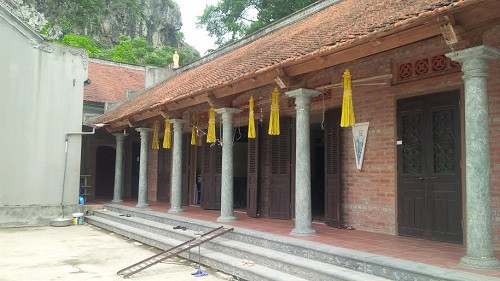 Chùa Hoa Văn, nơi bị mất 7 pho tượng cổ.