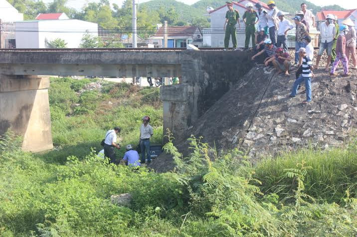 Địa điểm phát hiện thi thể nạn nhân.