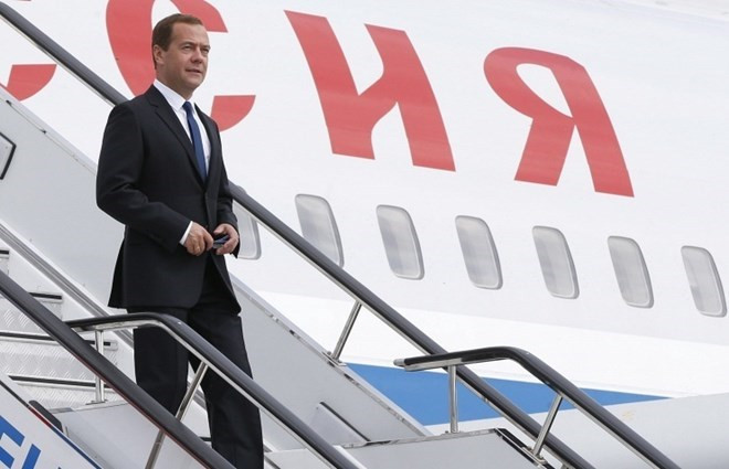 Thủ tướng Nga Dmitry Medvedev. (Nguồn: TASS)
