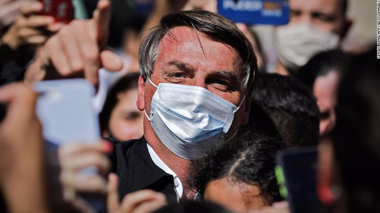 Tổng thống Brazil Jair Bolsonaro. (Ảnh: CNN)