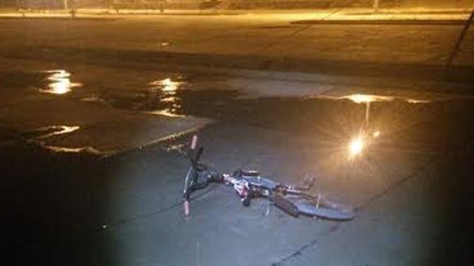 Hiện trường vụ việc cháu bé bị điện giật chết.