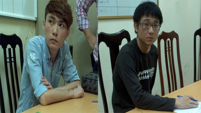 Chang và Hsieh cùng tang vật