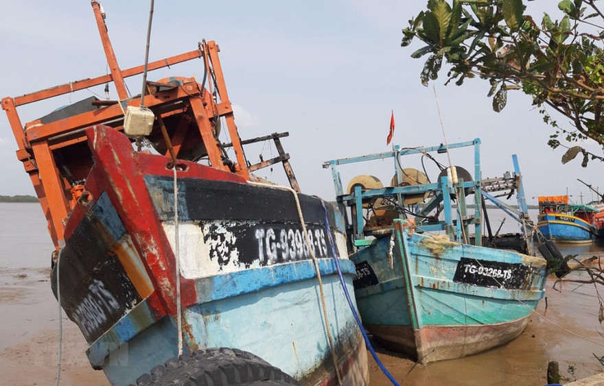 Hiện trường vụ việc. (Ảnh: TTXVN/phát)