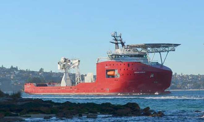 Tàu Ocean Shield của hải quân Úc.