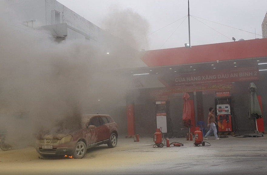 Hiện trường vụ cháy.