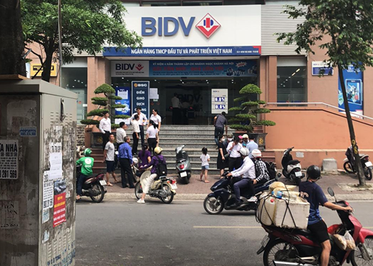 Chi nhánh ngân hàng nơi xảy ra sự việc.