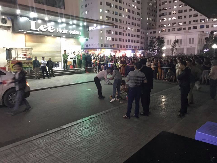 Hiện trường vụ việc.