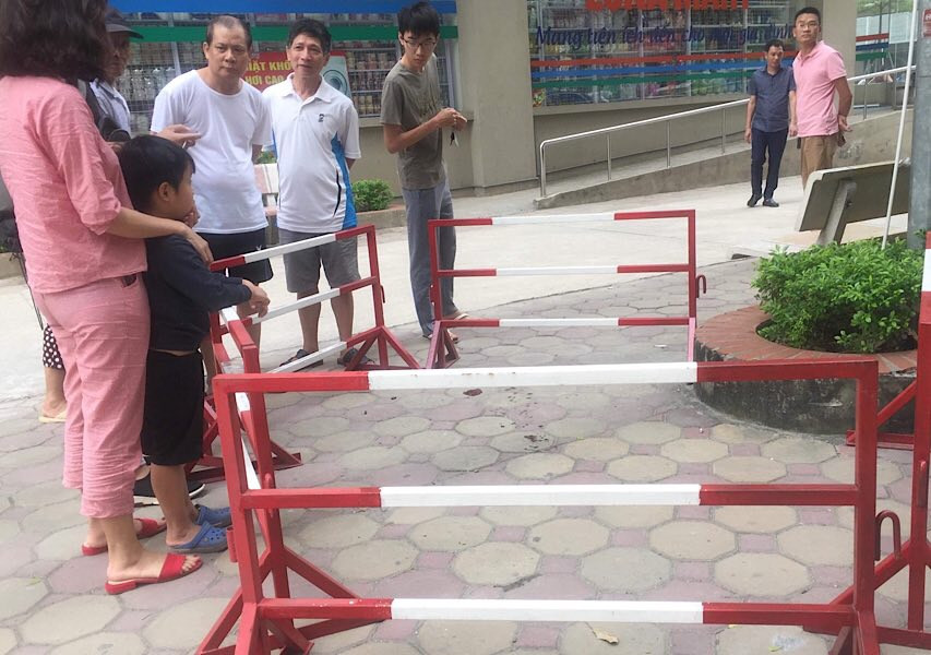 Hiện trường vụ việc.