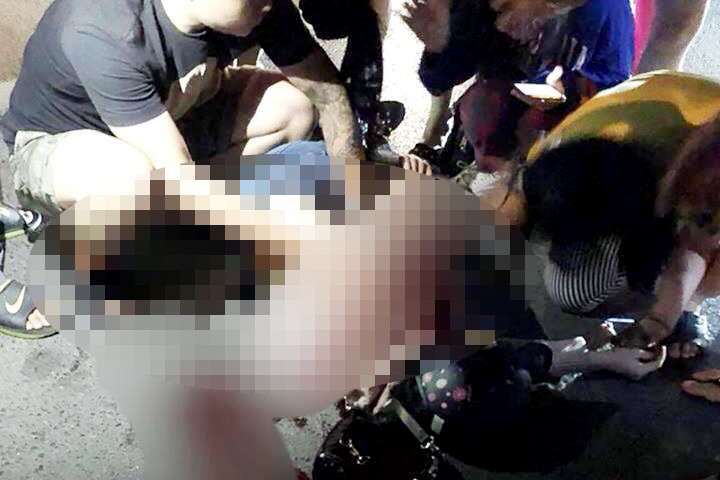 Hiện trường vụ việc.