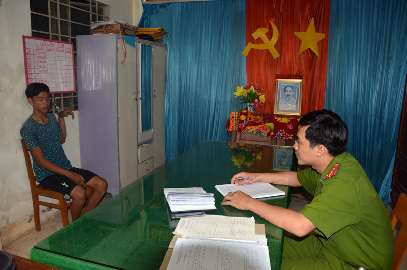 Nguyễn Minh Phương bị bắt giữ sau khi gây án.