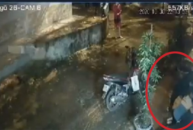 Hiện trường vụ việc.