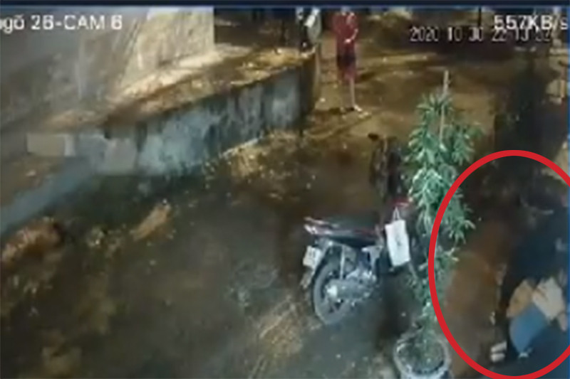 Hiện trường vụ việc.