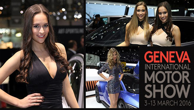 Người mẫu tại Geneva Motor Show 2016 lịch sự và kín đáo hơn so với nhiều đồng nghiệp tại các triển lãm khác trên thế giới.