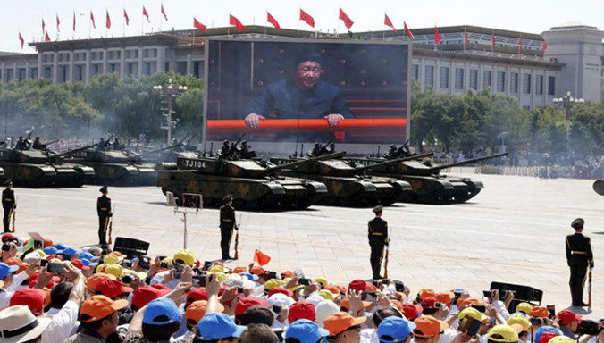 Xe tăng 99A2 của quân đội Trung Quốc. Ảnh: AP.