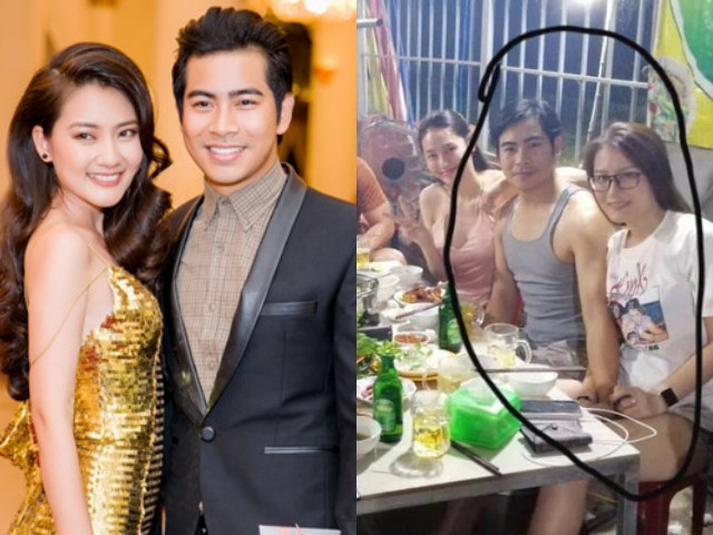 Hình ảnh Thanh Bình thân thiết với một cô gái lạ mặt giữa tin đồn ly hôn với Ngọc Lan từng gây xôn xao dư luận. 