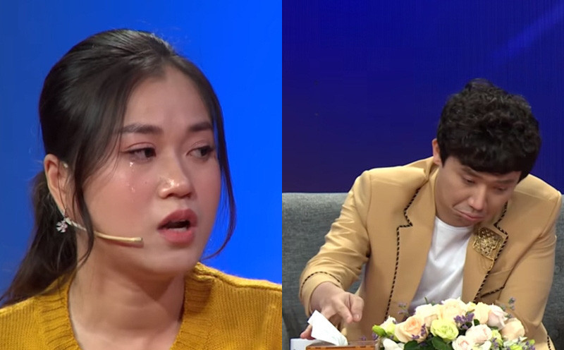Trấn Thành rơi nước mắt khi Lâm Vỹ Dạ kể chuyện tát con trai 2 tuổi