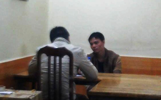 Lái 'xe điên' bước đầu khai nhận có uống rượu trước khi gây tai nạn liên hoàn. Ảnh: Thanh Hà.