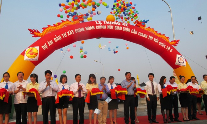 Thông xe, phân luồng nút giao cầu Thanh Trì - Quốc lộ 5