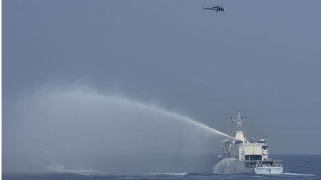 Cuộc tập trận "Sahyog - Kaijin". (Ảnh: The Hindu).