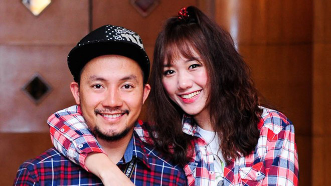 Hari Won và Tiến Đạt thuở mặn nồng.