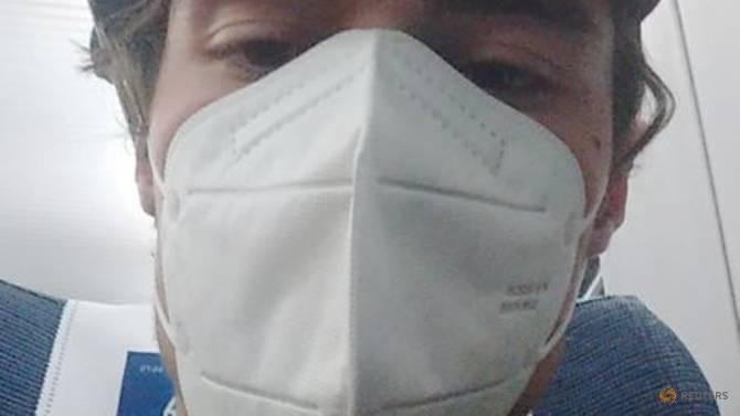 Nicholas Schneider trong cuộc trả lời phỏng vấn qua video với Reuters