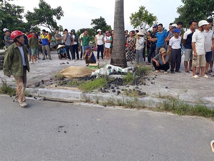 Hiện trường vụ việc. Ảnh: báo Nông nghiệp Việt Nam