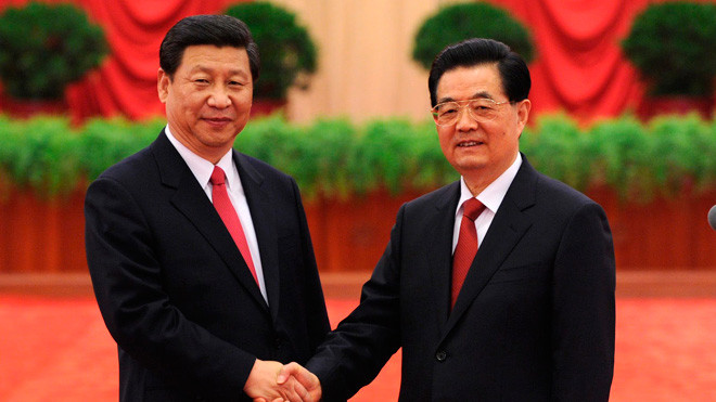 Ông Tập Cận Bình phát động chiến dịch chống tham nhũng ngay sau khi tiếp nhận quyền lực từ ông Hồ Cẩm Đào. Ảnh: Xinhua