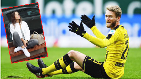 Ngôi sao Dortmund hụt hơi vì cặp bồ siêu mẫu