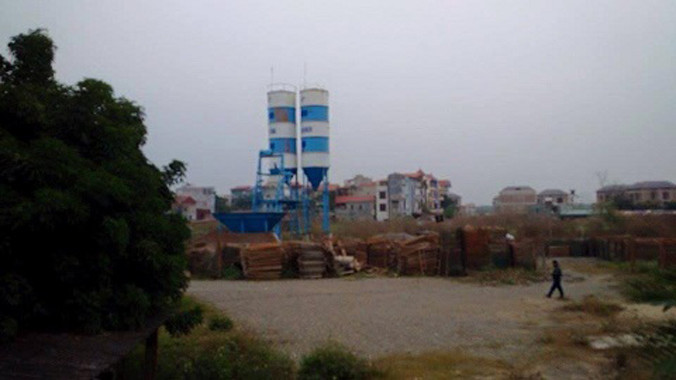 Khu dự án sau nhiều năm chỉ là bãi hoang.