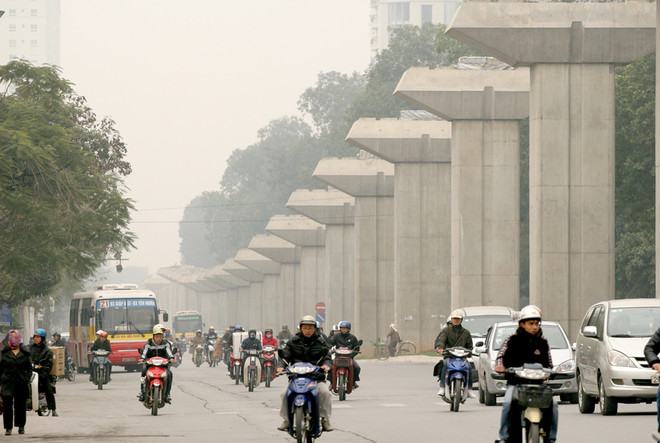 Lộ hình hài tuyến tàu điện trên cao đầu tiên ở Hà Nội