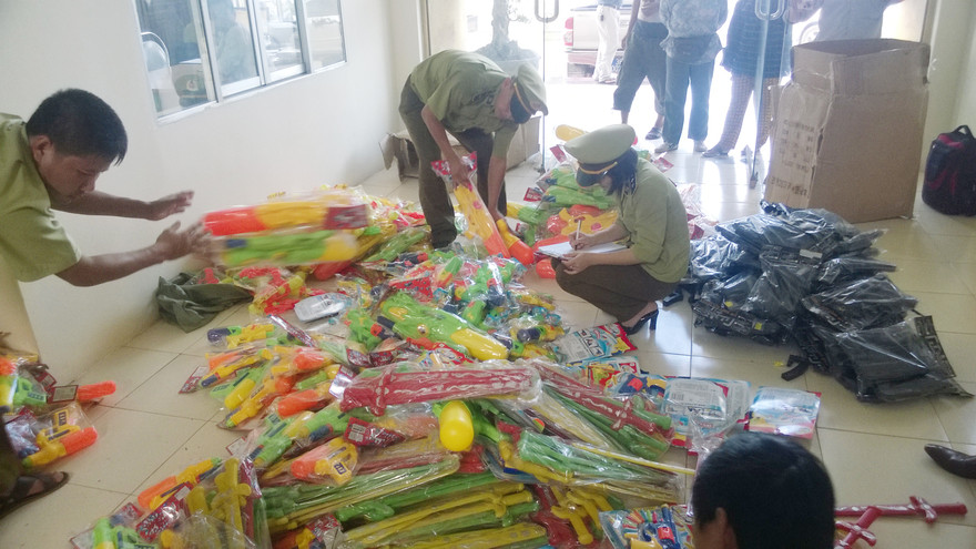 Tang vật thu giữ. Ảnh: Hoàng Lam