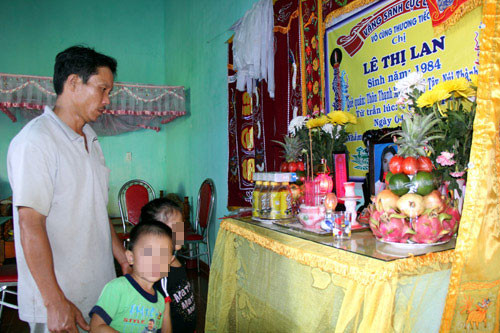 Cả 3 người con cùng chồng chị Lan đều bị ngộ độc nhưng đã hồi phục và xuất viện. Ảnh: Tiến Hùng