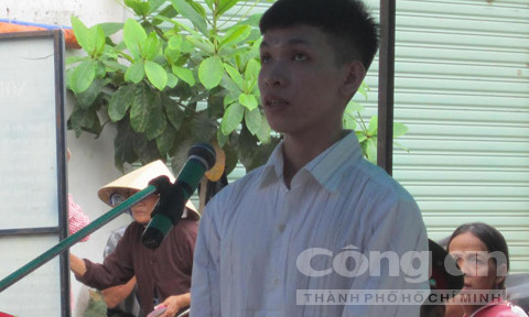 Huỳnh Thanh Hiền tại phiên xử.