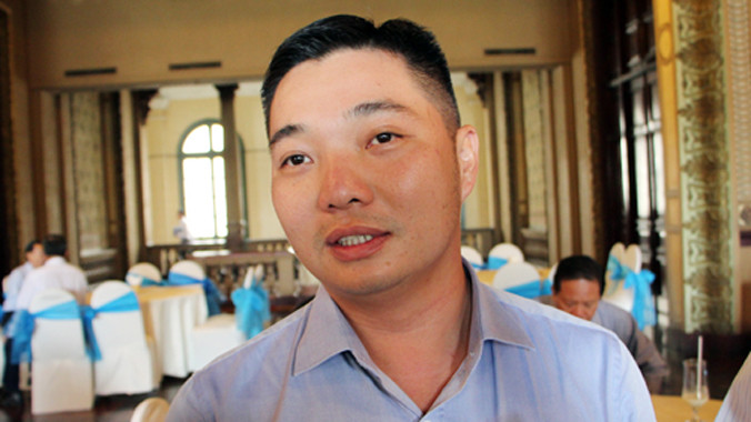 Ông Lê Trương Hải Hiếu, người vừa được bổ nhiệm giữ chức Chủ tịch UBND quận 12. Ảnh: H.C.