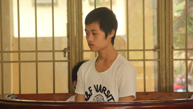 Bị cáo Phương tại phiên tòa.