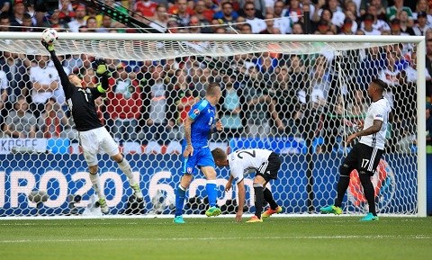 Thủ môn tuyển Đức vẫn chưa một lần phải vào lưới nhặt bóng ở kỳ EURO năm nay.