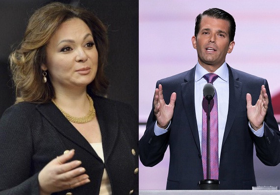 Luật sư Nga Natalia Veselnitskaya (trái) từng gặp Donald Trump Jr. trong quá trình tranh cử Tổng thống Mỹ 2016.