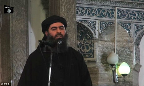 Thủ lĩnh IS Abu Bakr al-Baghdadi.